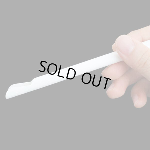 画像11: 紙ストロー スプーンタイプ ホワイト(白) 裸 8x210mm〔9,600本〕 (11)