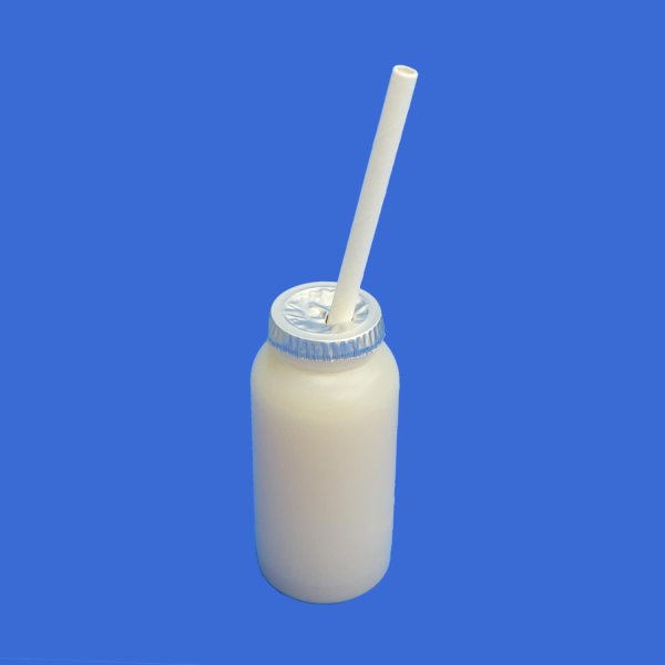 画像9: 紙ストロー 伸縮タイプ 片先斜めカット ホワイト(白) 個包装 6x145mm (9)